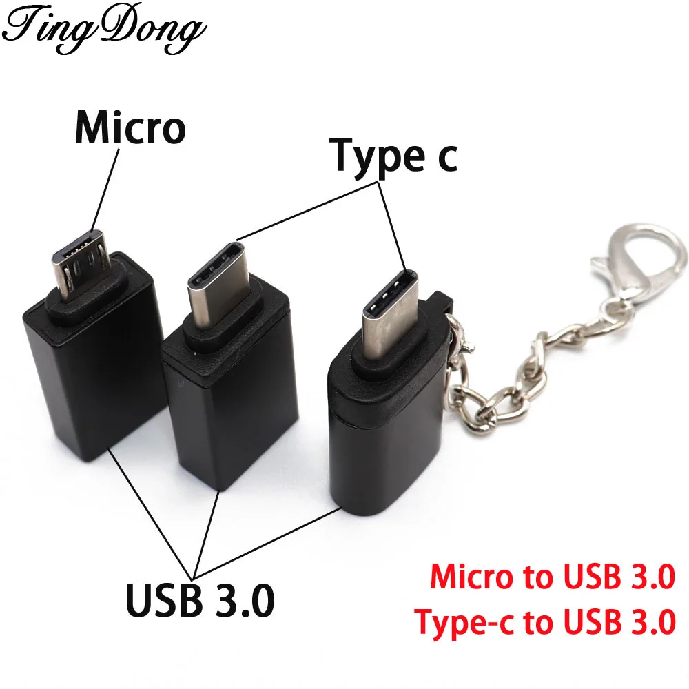OTG type c usb адаптер micro 3 1 0 зарядный преобразователь данных для samsung s8 huawei sony one plus
