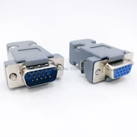 db15 connector vga plug d type 15 pin hole port socket adapter femalemale screw installation shell dp15