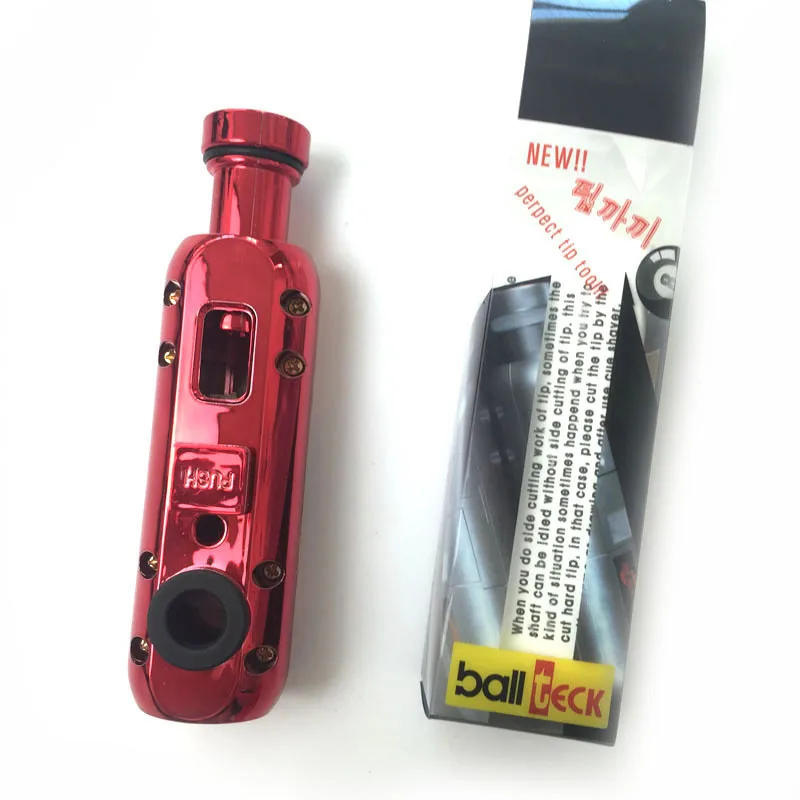 red Новые бильярдные аксессуары для бассейна Ballteck Корея Многофункциональный бильярдный кий Инструменты для ремонта - Цвет: red