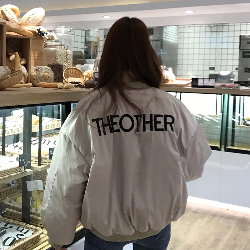 Новая Осенняя повседневная куртка Bomer зимняя женская парка Mujer 2019 модная стеганая