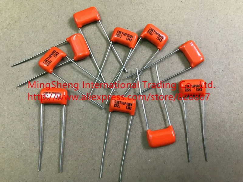

Оригинальные новые 100% 715P 716P серии 0.0022UF600V 222J 2% высокоточные пленочные конденсаторы для лихорадки (индуктор)