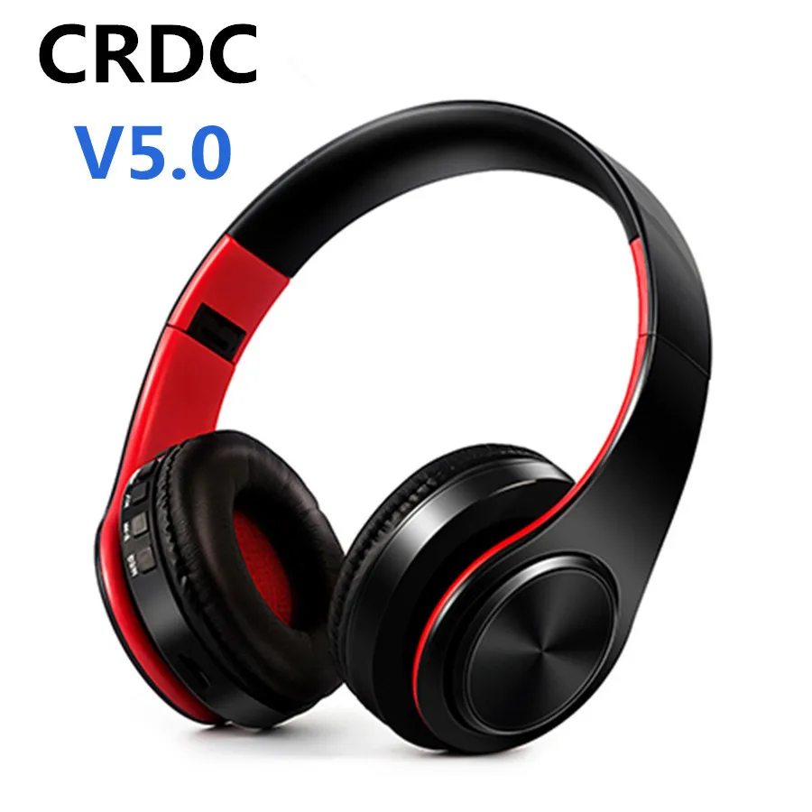 CRDC Новинка V5.0 беспроводные Bluetooth наушники гарнитура стерео с микрофоном/TF карта