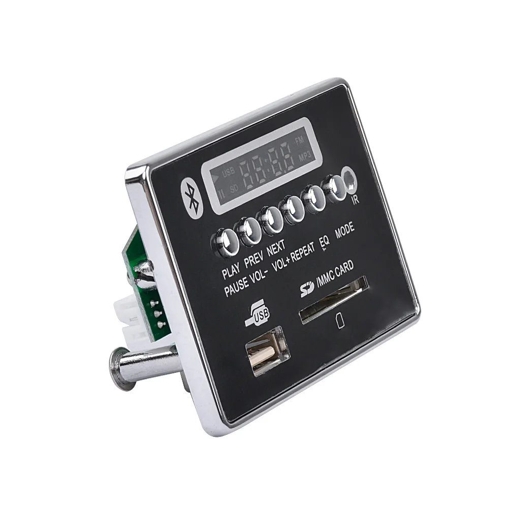 Aiyima 9 12 в LED Bluetooth MP3 декодер плата WAV WMA FLAC плеер аудио модуль Поддержка FM радио USB с