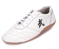 new pu tai chi shoe soft cowhide ox tendon bottom martial art shoes spring and autumn fund taiji kungfu shoe