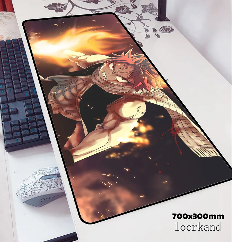 Fairy tail коврик для мыши 700x300x3 мм персональная компьютерная мышь игровой мат геймпад мальчик подарок игровой коврик для мыши офисная padmouse