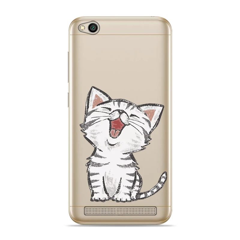 Tfshining TPU 5.0&quot For Xiaomi Redmi 5A Case Silicone Phone Painting Back Protective for Xiomi Capa |