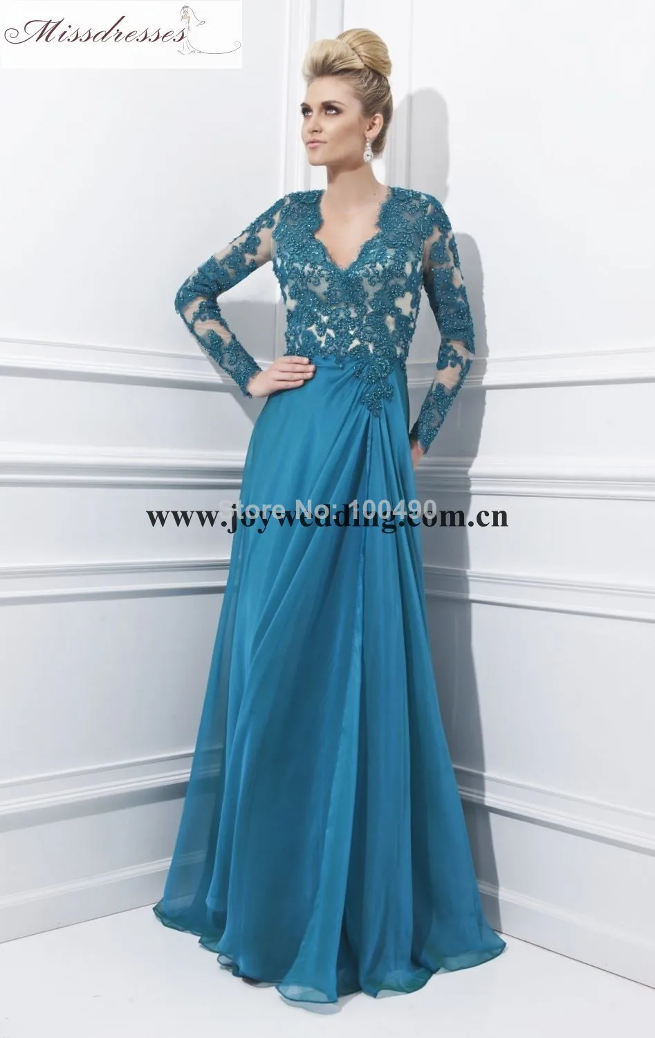 Новый Летний Элегантность Прямо Развертки Поезд V-образным Вырезом