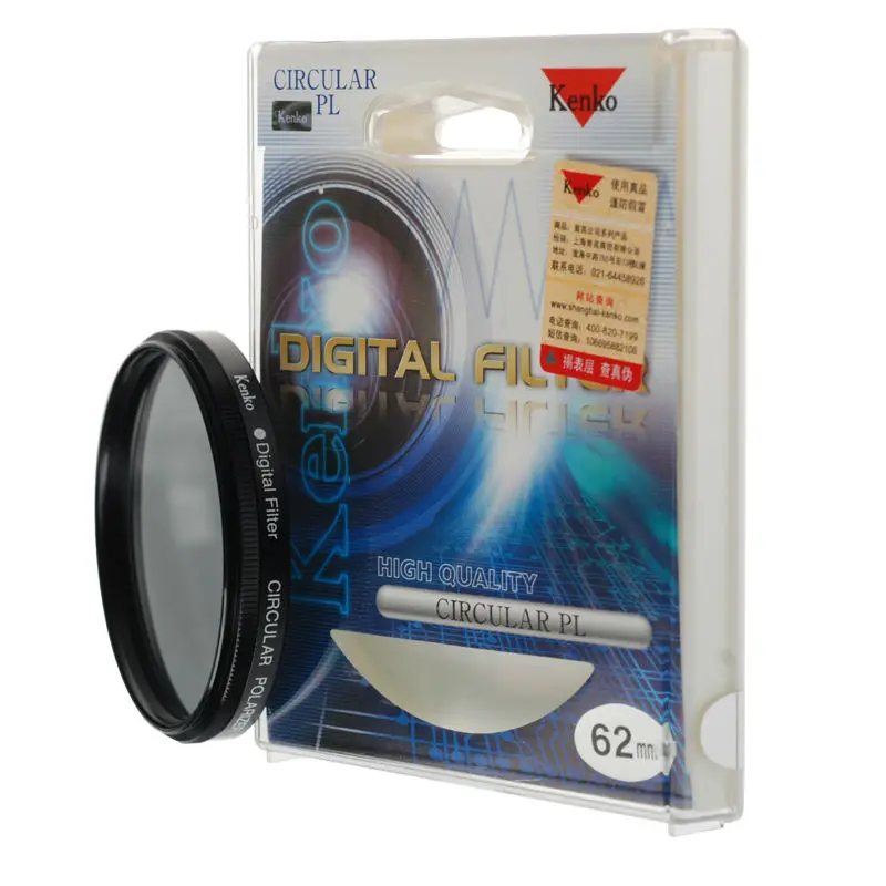 

KENKO цифровые фильтры 55 мм CPL CIR-PL тонкий кольцевой поляризатор фильтр цифровой протектор объектива для SONY 18-55