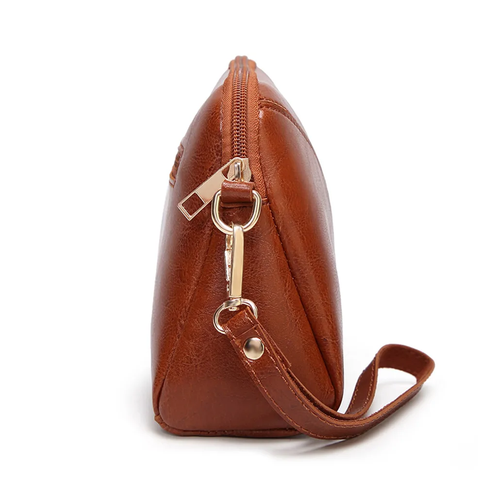 MOLAVE сумки на молнии для женщин кожа клапаном молнии сумка плеча Crossbody повседневное клатч Tote9504