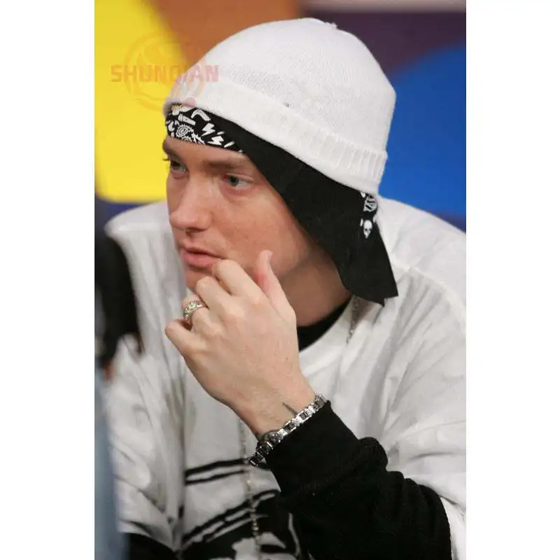 Плакат Eminem печать из шелковой ткани с принтом постер настенный на заказ атласный