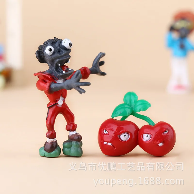 Растения против Зомби Дети Куклы микро пейзаж украшение фигурки|Игровые фигурки