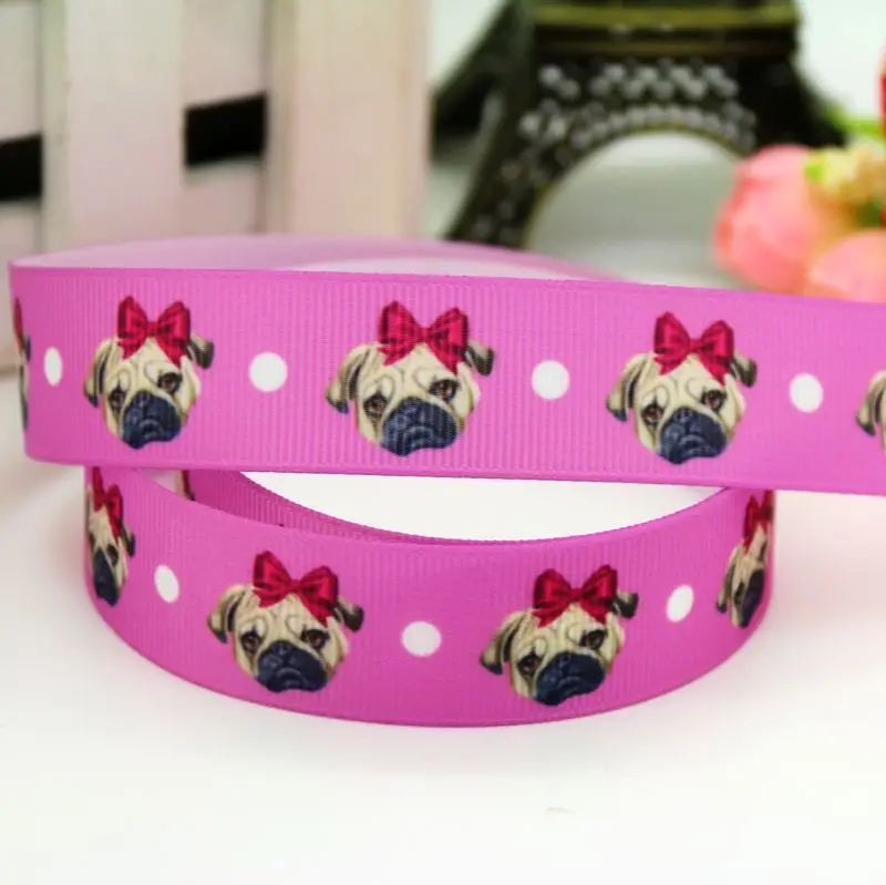 Вечерние украшения для волос с лисьим Мопсом и павлином 7/8 дюймов 22 мм D501|printed