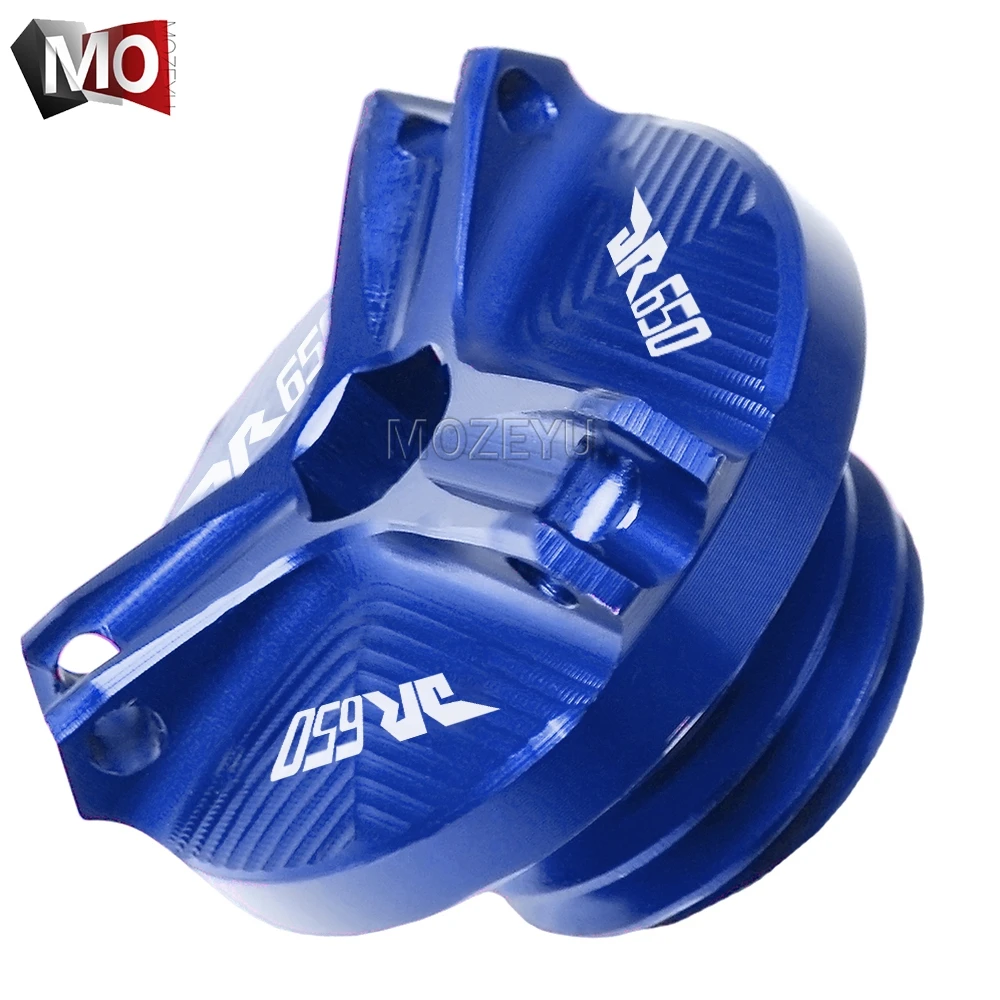 M20x2.5 Blue M20* 2,5 мотоциклетные CNC Заготовка заглушка винт крышки двигателя для слива масла наполнитель Кепки гайка для Suzuki DR 650 DR650 S/SE 1994-2010 - Цвет: M20x2.5 Blue