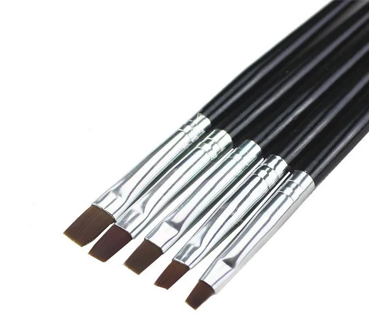 Профессиональные окрашенные ногти крючок ручка для дизайна ногтей кисти