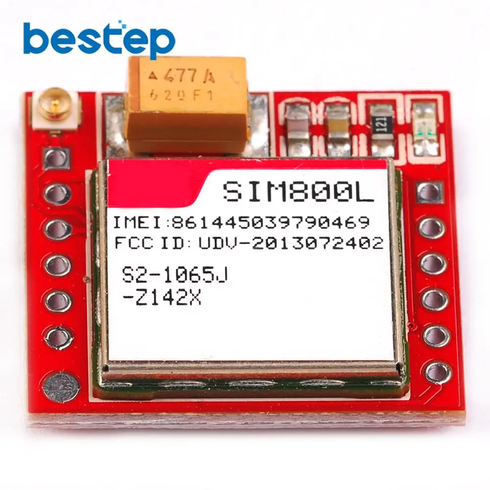 Миниатюрный SIM800L GPRS GSM модуль карта MicroSIM Core Беспроводная плата