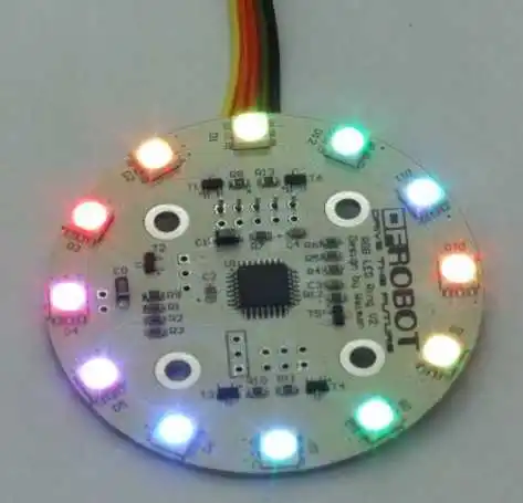 DFRobot Радуга СВЕТОДИОДНОЕ Кольцо (rduino совместимы) RGB полный-цвет последовательного