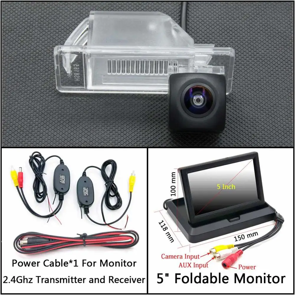 C Wireless 5 inch F 175 градусов HD камера заднего вида для Nissan X-Trail XTrail X Trail Qashqai Rogue Sport NV200 Kicks для Infiniti Q50 автомобиля - Название цвета: C Wireless 5 inch F