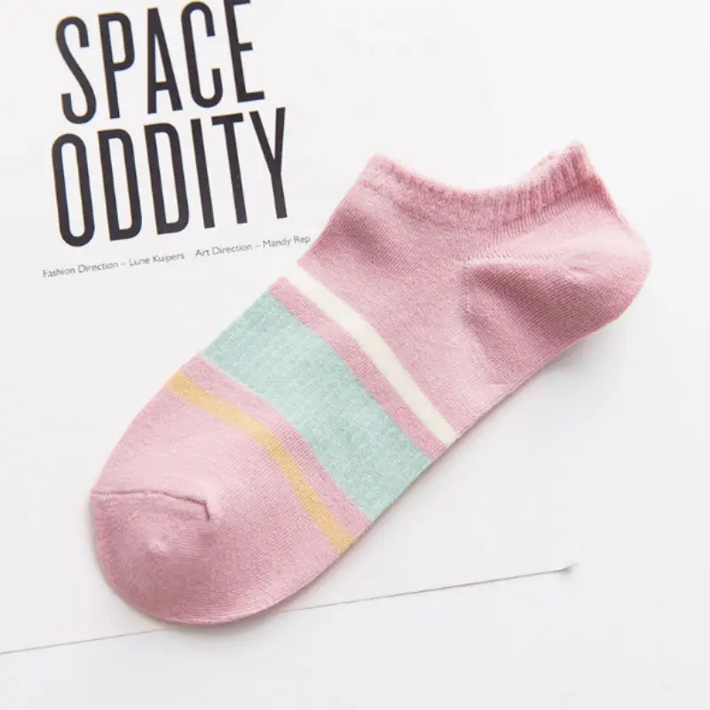 1 пара милых удобных носков в стиле Харадзюку модные смешные короткие носки
