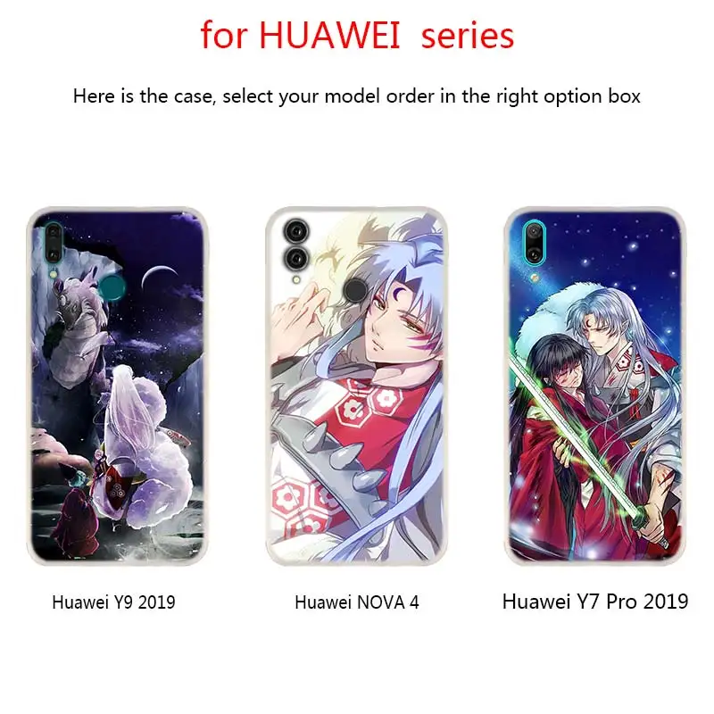 Чехлы для телефонов Inuyasha из японского аниме kagome Huawei Mate 30 20 10 Lite Pro мягкий