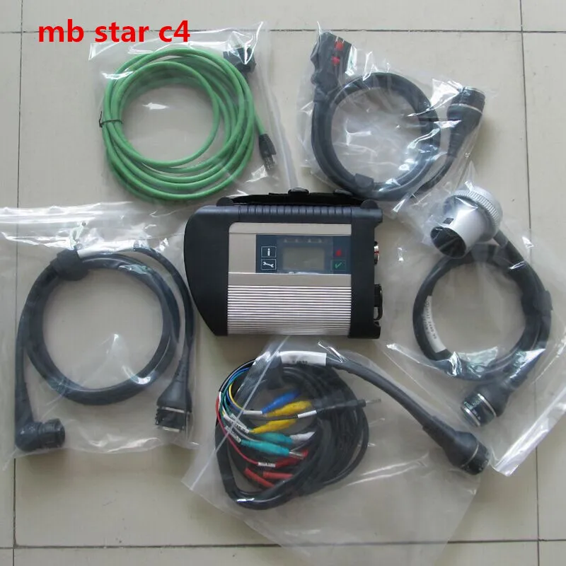 A + лучшее качество полный чип MB STAR C4 SD Connect Compact 4 диагностический инструмент с