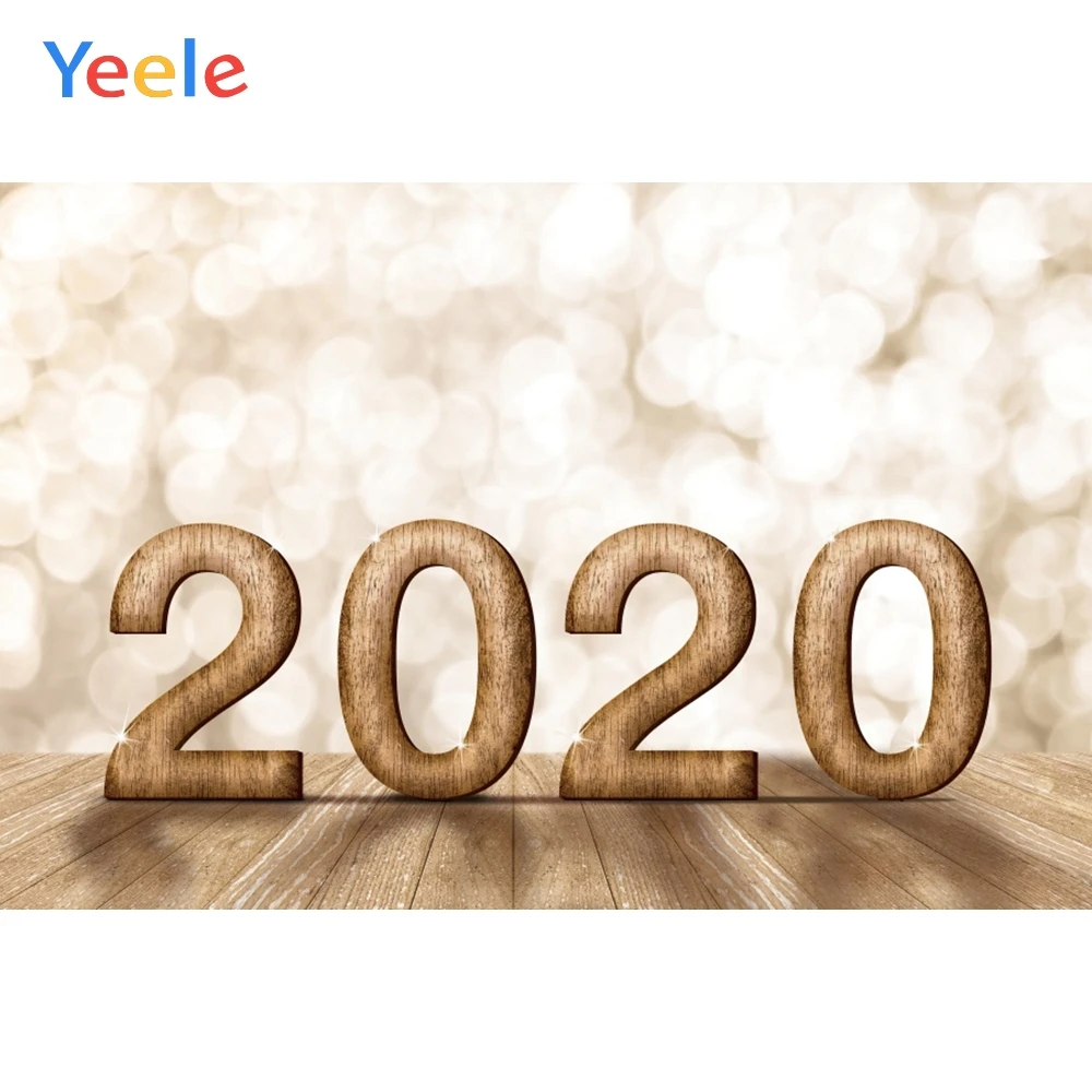 Yeele 2020 новый год зерна боке огни семья партия фотографии