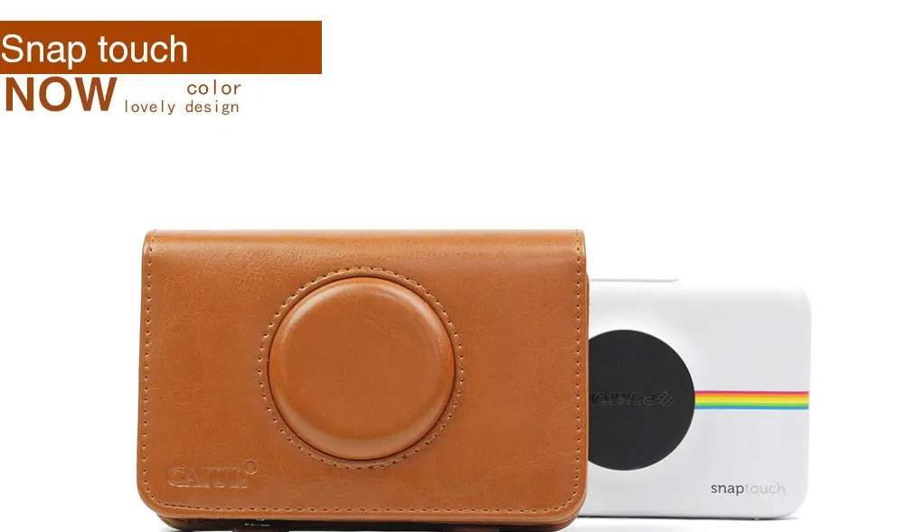 Новый чехол для камеры из искусственной кожи защитный POLAROID SNAP TOUCH|camera case|camera bag camera