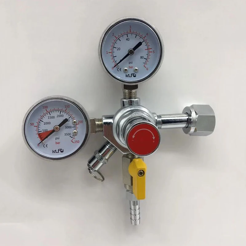Регулятор углекислого газа CO2 W21.8/CGA320 Редуктор давления пива для Домашнего Пива