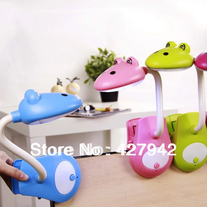 LED Desk Lamp Snake Elfin Light 20leds Chargeable Eye Protection Flexible Reading Table Portable Dimming Clip Light|lights n lamps|lamp light