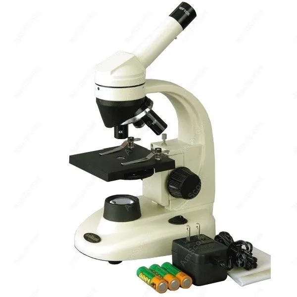 Студенческий беспроводной светодиодный Биологический микроскоп -- AmScope