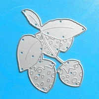 ylcd1038 strawberry metal cutting dies for scrapbooking stencils diy album cards decoration embossing folder die cuts template