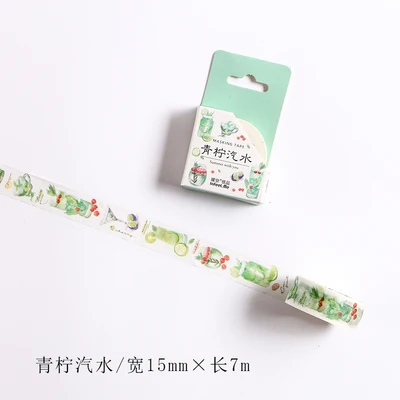 Mohamm 15/30 мм зоопарк фрукты Бумага декоративные Kawaii изоляционная лента Washi японская Канцелярия ремесла и Скрапбукинг Симпатичные лента - Цвет: G