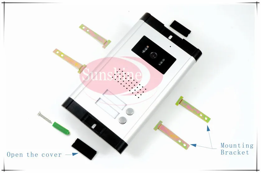 Наружная камера CCD наружный блок видео двери телефоны SF 520 модель с 2 кнопками для