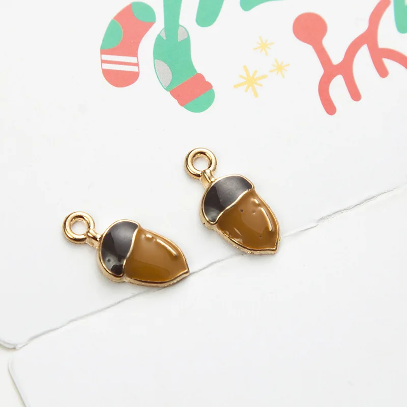 Корень 10 шт./упак. из альпаки овечий белка кедровые орехи эмалированная Подвеска