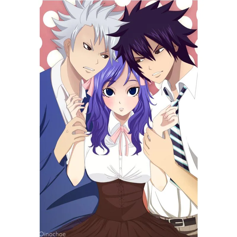 

Nice Custom Fairy Tail Poster Home Decor Cloth Fabric Posters Best Gift Canvas Posters 20X30cm,27X40cm,30X45cm