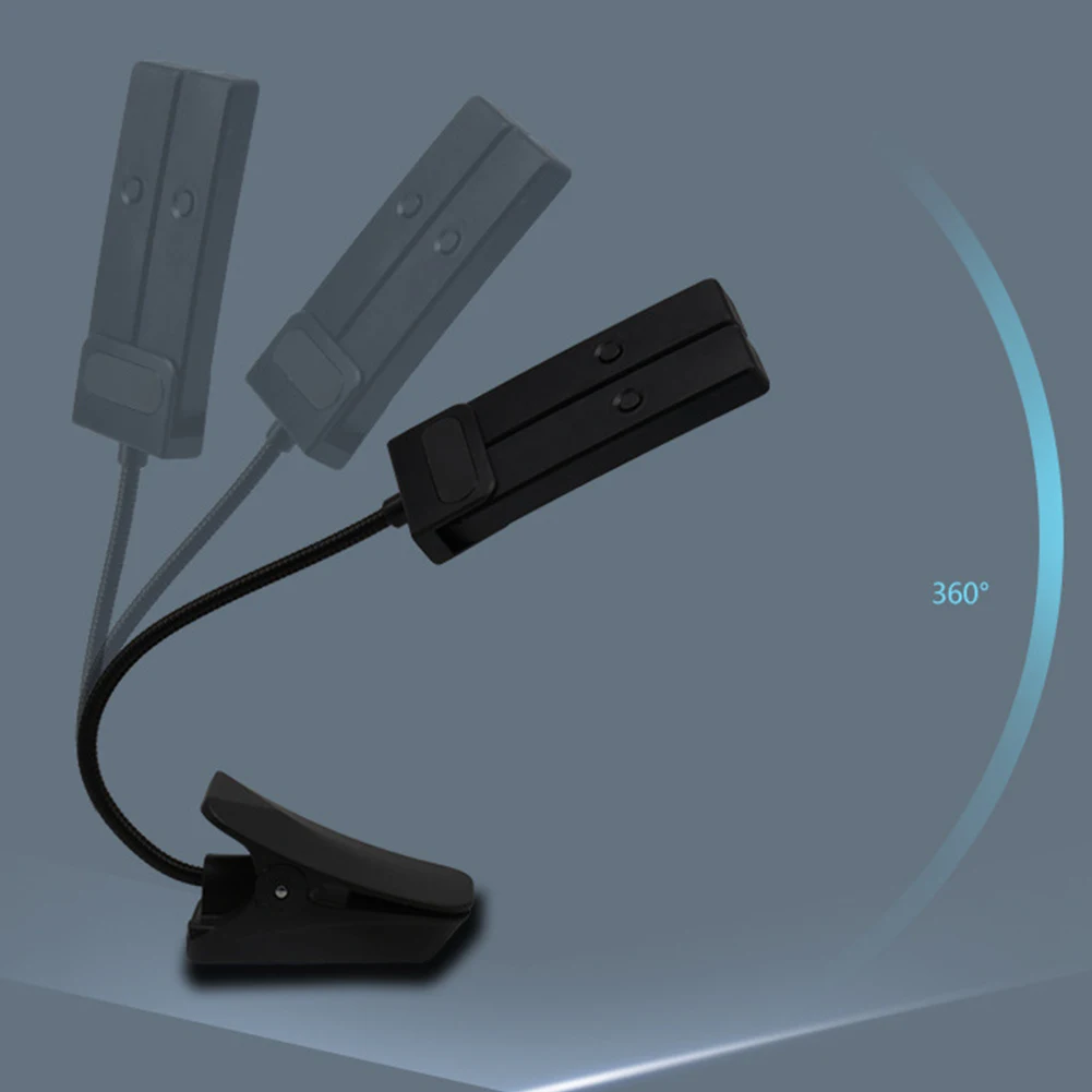 Настольная лампа Orchestra с регулируемой яркостью, перезаряжаемая с USB, музыкальная подставка, клипса, светильник, для ухода за глазами, для учебы, светодиодный, для дома, складная, на руку
