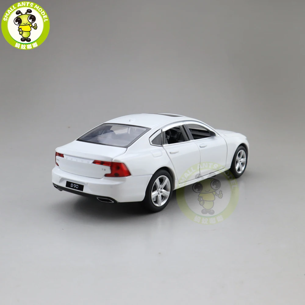 1/32 JACKIEKIM Volvo S90 литая модель автомобиля игрушки для детей Подарки для мальчиков девочек звуковое освещение