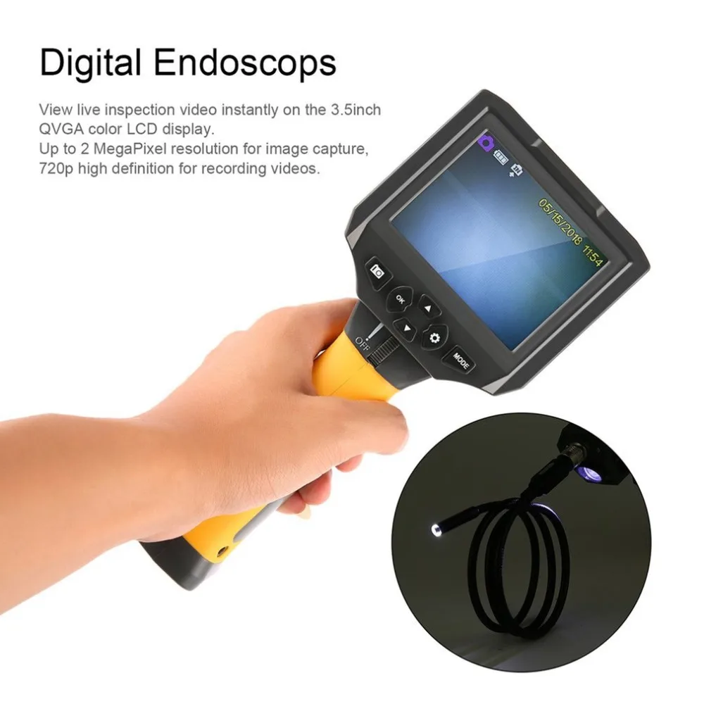 High Qaulity LCD Industrial Endoscope Portable Digital Wireless Recordable Video Borescope Drop Shipping Wholesale Supplier | Инструменты