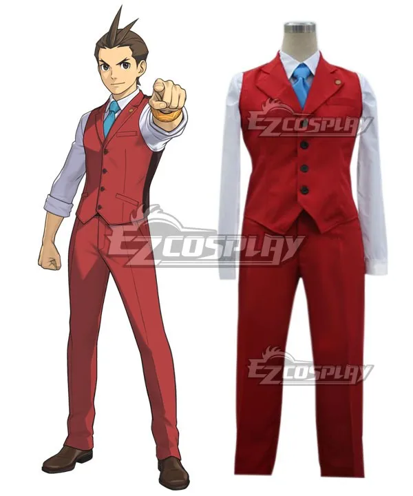 

Костюм для косплея Эйс атторни Gyakuten Saiban Apollo юстиция E001