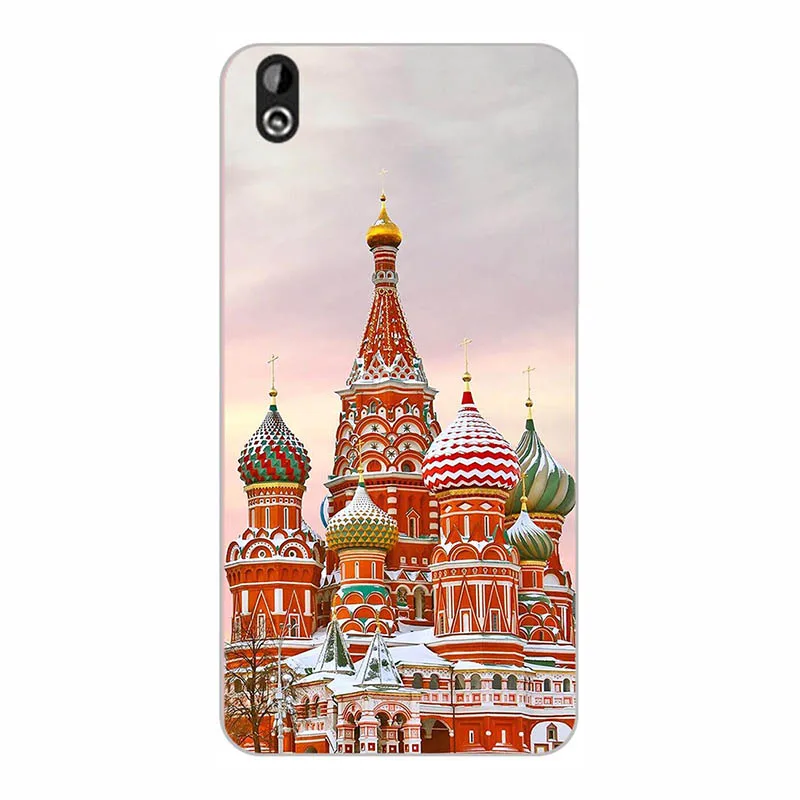 Для HTC Desire 816 задняя крышка Цветочные растения оригинальные мягкие силиконовые с
