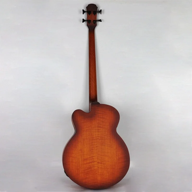 Профессиональный fretless 43 дюймов Акустическая бас гитара с эквалайзером