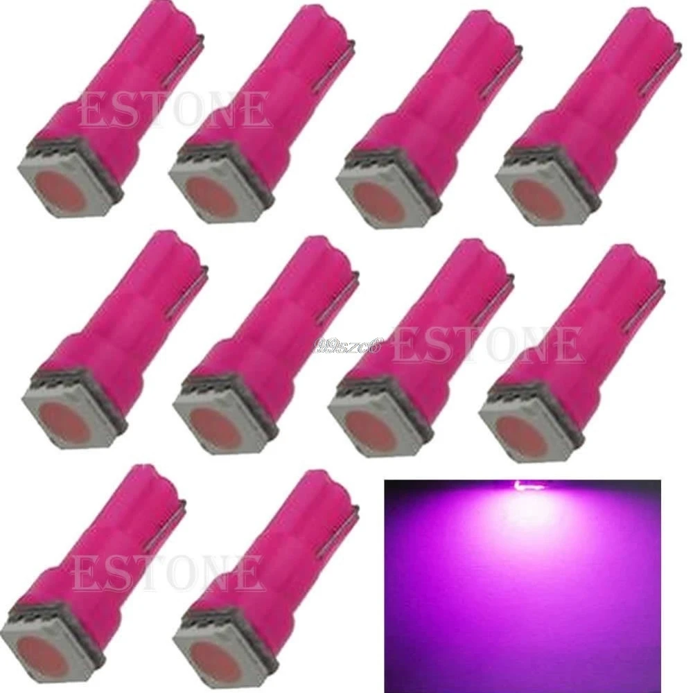 10 шт. T5 5050 1SMD светодиодных ламп для приборной панели датчик светильник 70 73 74 2721 17; Прямая поставка
