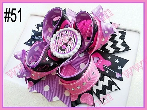 Бесплатная доставка 12 шт. 4 5 дюйма модный многослойный бантик для волос на день