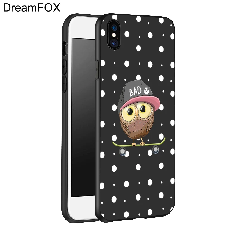 L574 милый черный мягкий силиконовый чехол из ТПУ для Apple iPhone 11 Pro XR XS Max X 8 7 6 6S Plus 5 5S 5G