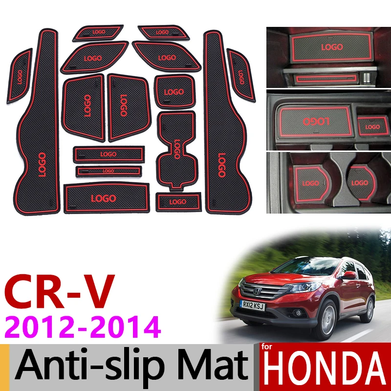 Противоскользящий коврик с прорезями для ворот резиновые подставки Honda CRV 2012 2013
