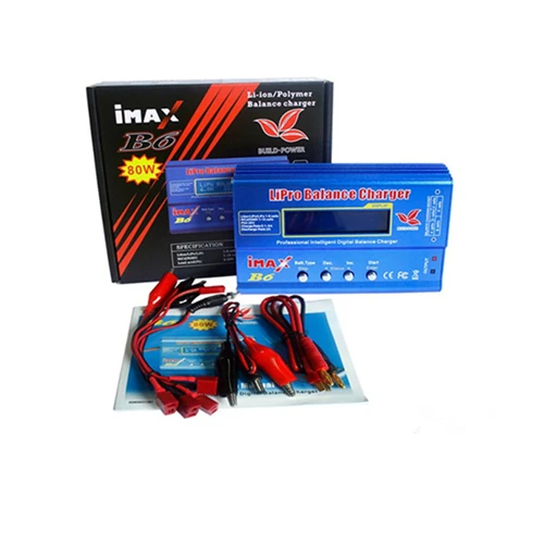 No adaptor 80 Вт RC Lipo iMAX B6 баланс зарядного устройства Dis зарядное устройство AC адаптер питания для вертолета самолета NiMh NiCD зарядное устройство - Цвет: No adaptor