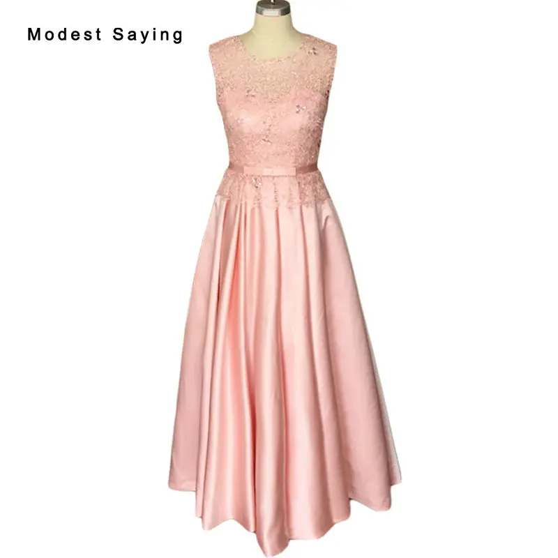 Гламурные элегантные трапециевидные Розовые атласные кружевные вечерние платья