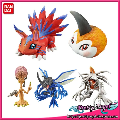 Part 5 PrettyAngel-Подлинная Bandai 20th anniversary Digimon Digital Monster Capsule Mascot коллекция мини-фигурка - Цвет: Part 5