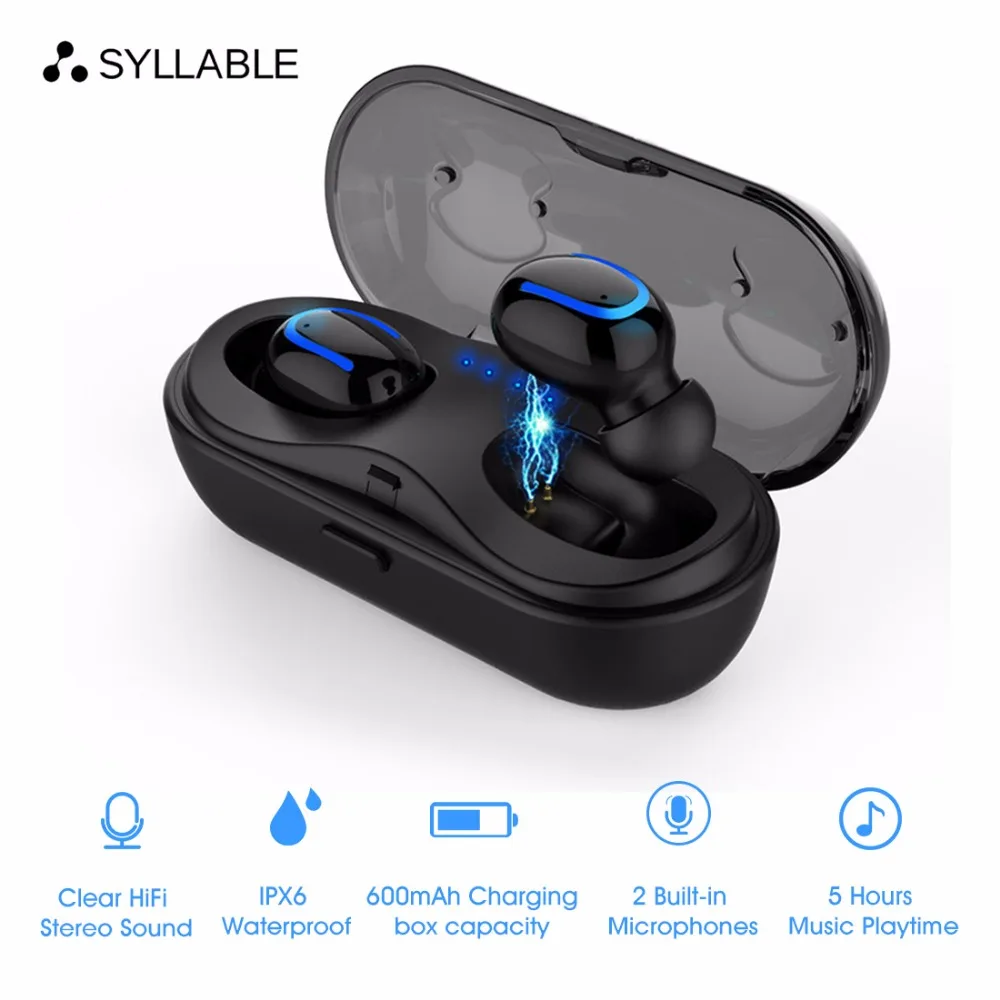 Слог HBQ-Q13S Bluetooth V5.0 TWS наушники с зарядным устройством 600 мАч дополнительные наушники Q13S TWS bluetooth наушники