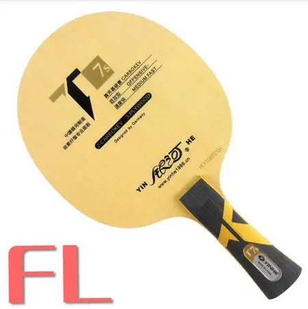 FL long handle Galaxy YINHE T7s CARBOKVE T-7 обновления Настольный теннис лезвия для пинг понг ракетка для пинг-понга - Цвет: FL long handle