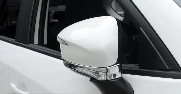 Зеркало заднего вида покрытия, зеркало Накладка для Mazda CX-3 CX3, ABS хром, 2 шт./лот